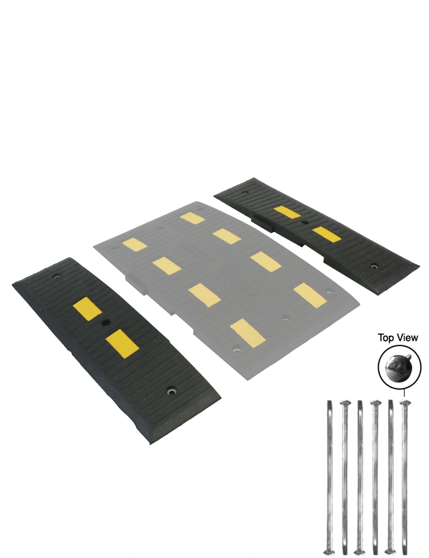 Clearline, Speed HUMP Section with Six (6) 18\" Heavy-Duty Galvanized Spikes