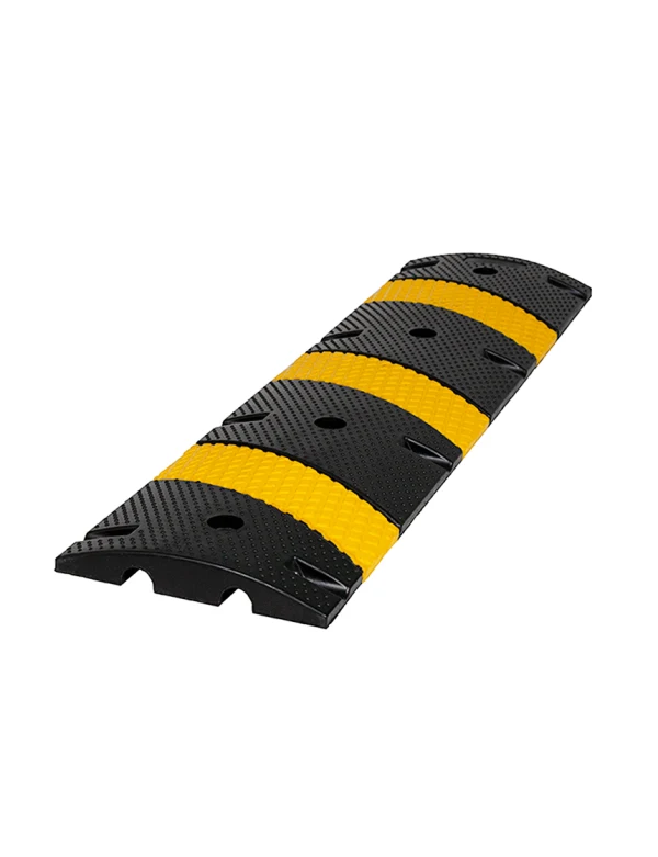 4\u0027 Economy Rubber Speed Bump with Four (4) Spikes