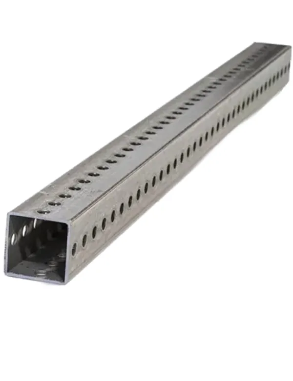 Square Sign Post Anchor, 12 Gauge, 36\" Long, 2 1/4\" X 2 1/4\" Outer Dimensions (Compatible w/ 2\" Square Sign Posts)