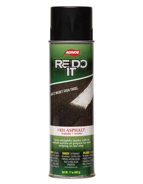 Asphalt Color \"Redo It\" Solvent Based, Striping Paint (Case Of 12)