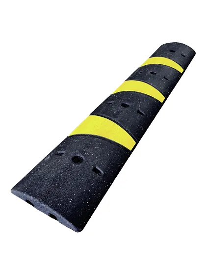 6\u0027 Plasticade Standard Duty Rubber Speed Bump with No Mounting Hardware
