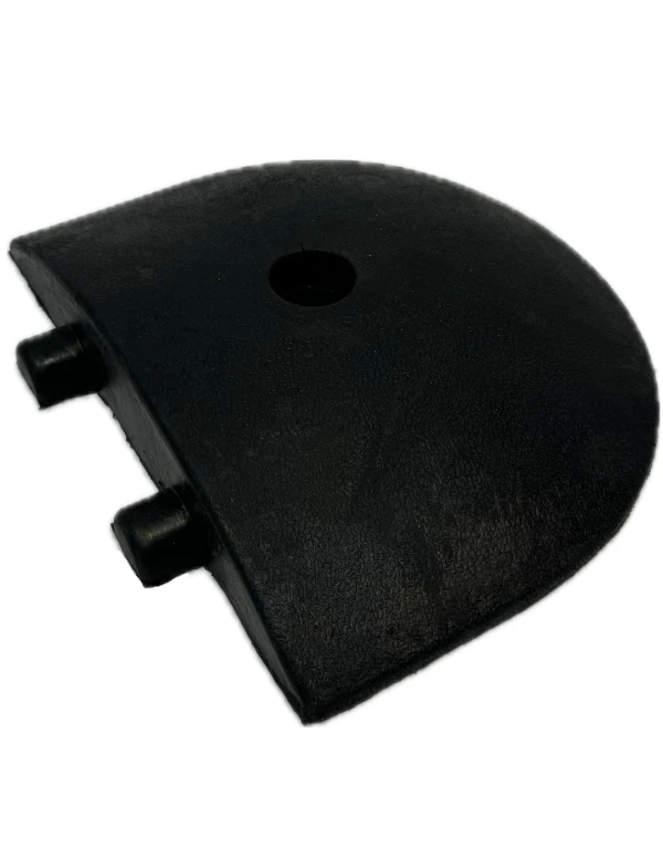 9 1/2\" End Cap for Rubber Speed Bump w/One (1) Lag \u0026 Anchor