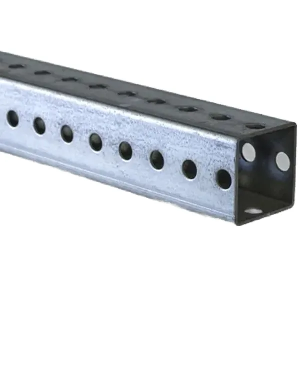 2\" X 2\" X 10\u0027, 14 Gauge Steel, Square Sign Post, Galvanized