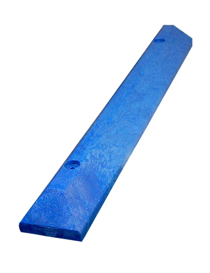 4' Industrial Parking Block - Blue