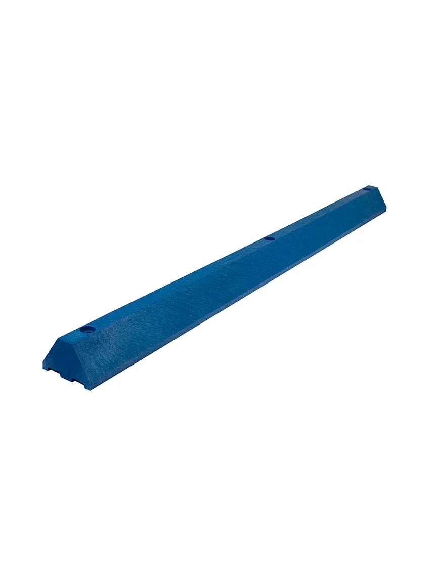 Industrial Plastic Parking Blocks - Blue