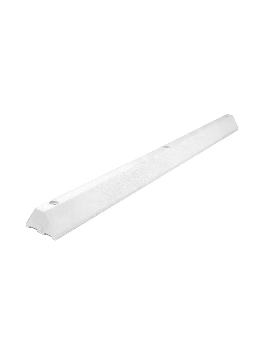 Industrial Plastic Parking Blocks - White