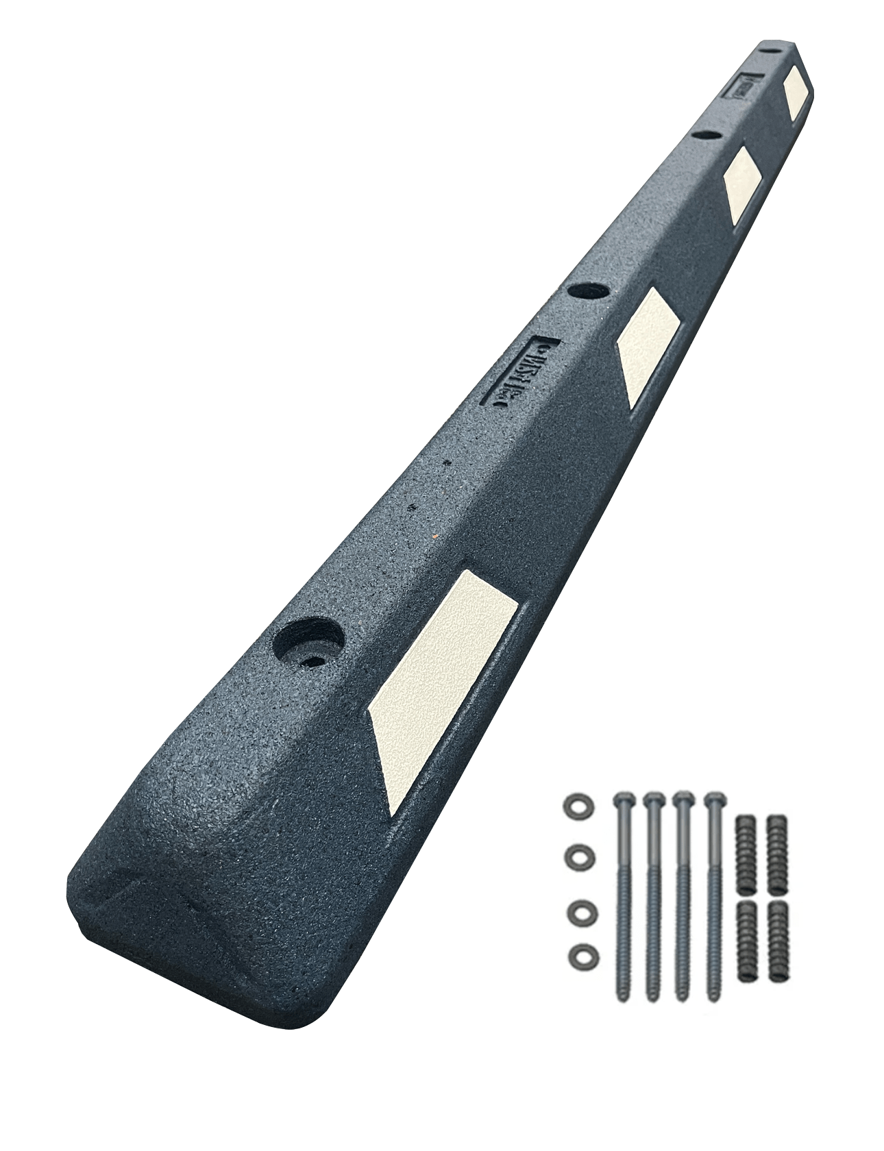 6' Rubber Parking Block by Plasticade