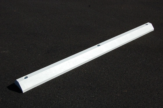 Industrial Plastic Parking Blocks - White