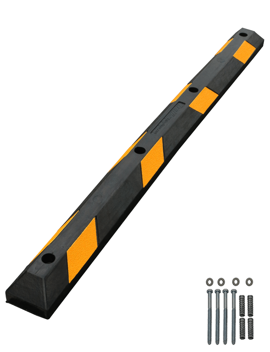 6' Low Profile Rubber Parking Block