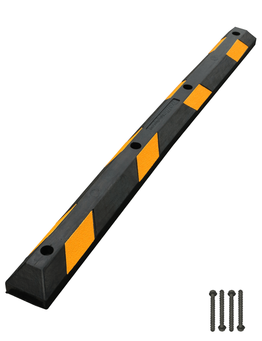 6' Low Profile Rubber Parking Block