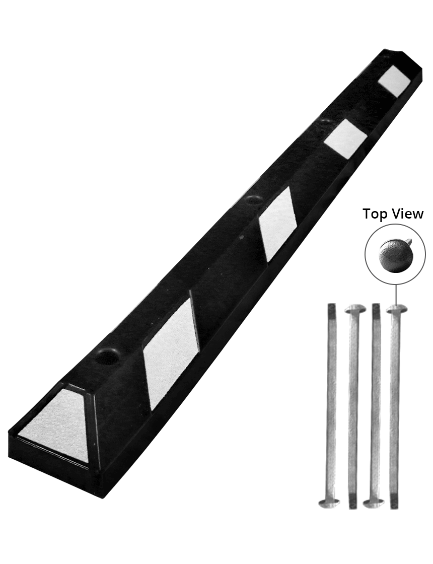 6' Rubber Parking Blocks