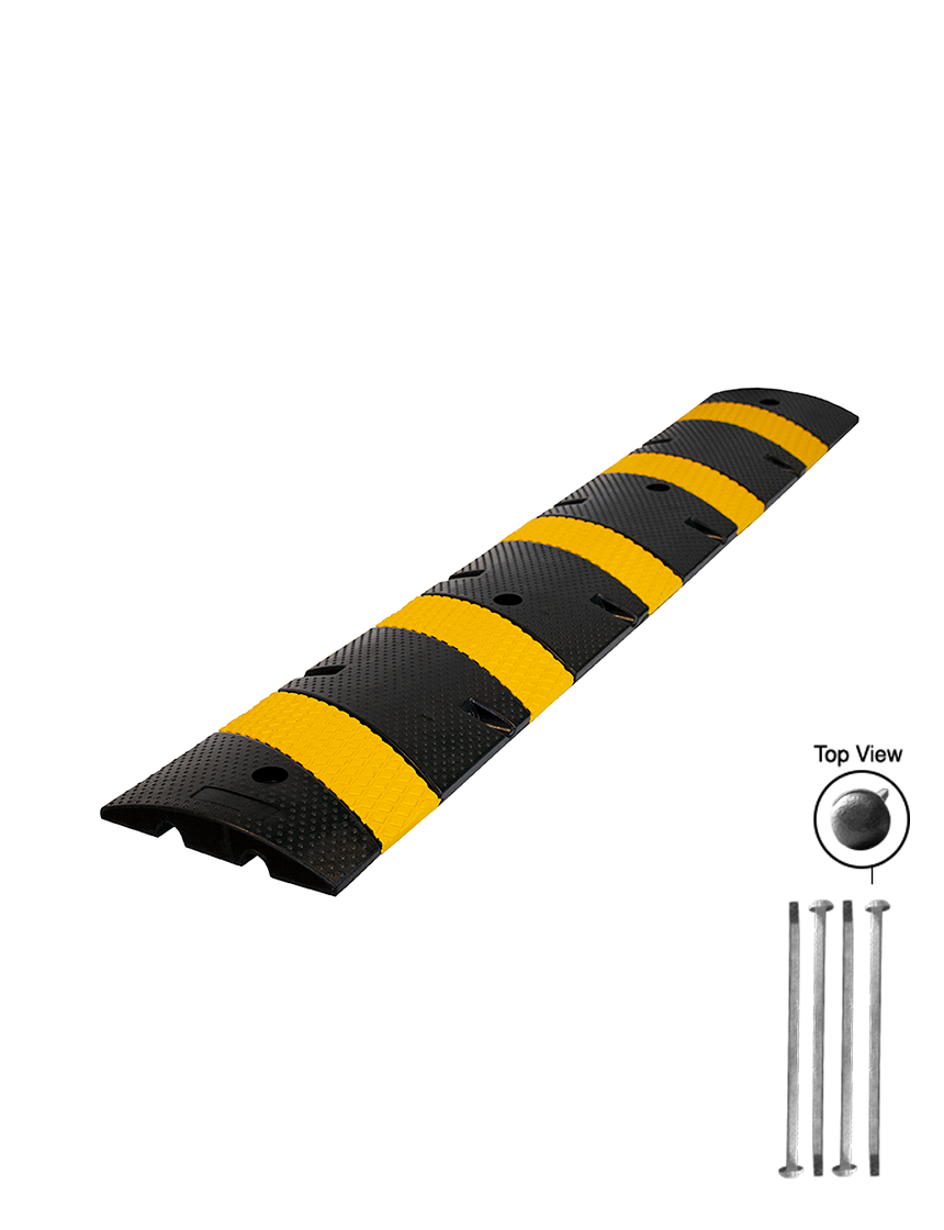 6' Economy Rubber Speed Bumps