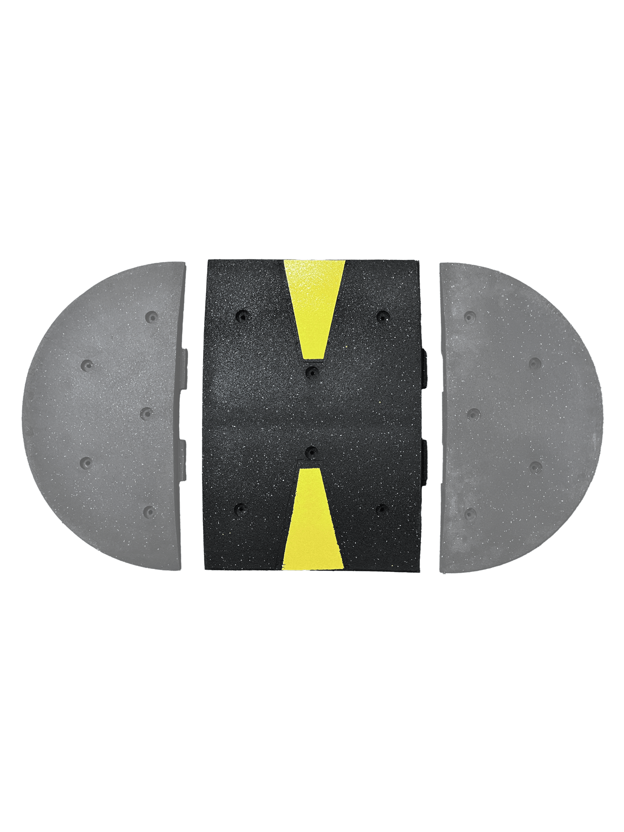 Plasticade Standard Rubber Speed Hump Middle Section
