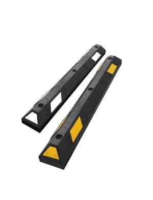 4’ Clearline Rubber Parking Blocks (with hardware)