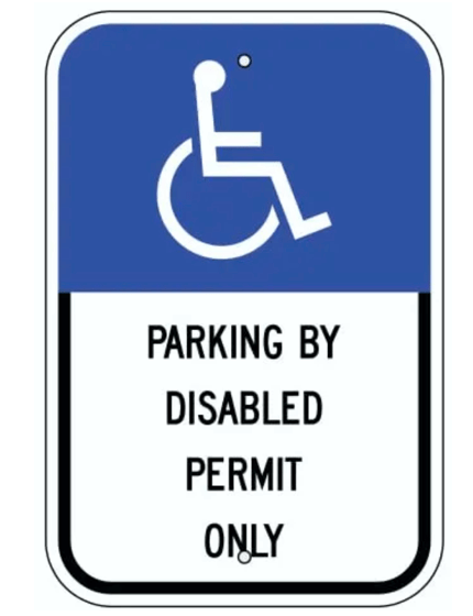 Florida Handicap Parking Sign