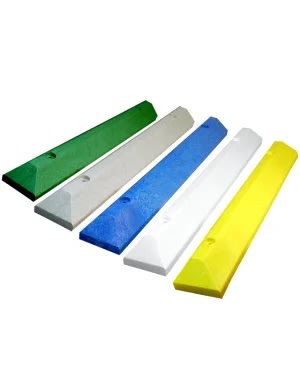 4' Solid Plastic Parking Block