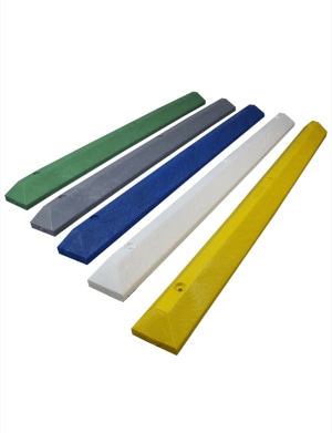 6' Solid Plastic Parking Block