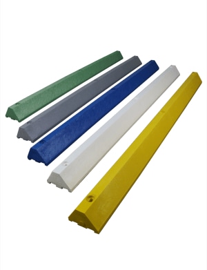 6' Industrial Plastic Parking Blocks