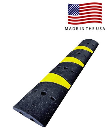 6' Plasticade Recycled Rubber Speed Bump